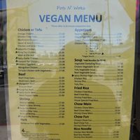 Menu at Pots N Woks in Whittier