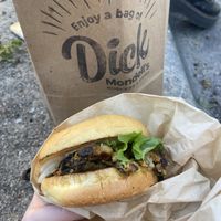 veggie burger   at Dick Mondell's in Gainesville