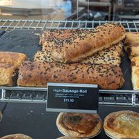 Vegan sausage roll at SYD - Sahara Grill - T1 in Mascot