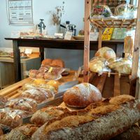 So much beautiful bread! at Pain de BRUN in Tokyo