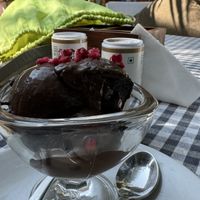 Chocolate ice cream   at Vegan Casa in Patnem