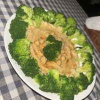 Broccoli hummus 👌  at Vegan Casa in Patnem