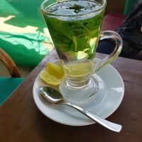 mint tea at Vegan Casa in Patnem