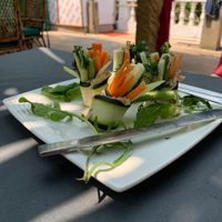 Small plate for the wrap at Vegan Casa in Patnem