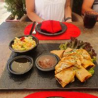 Vegan sharing platter at Jialu in Luzern