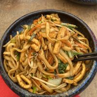 Udon noodles with tofu   at Jialu in Luzern