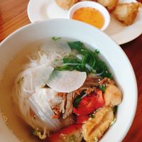 White noodle soup at Chew Xin Jai in Pai