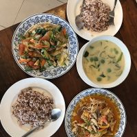 Food at Chew Xin Jai in Pai