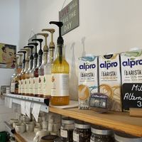 30p surcharge for milk alternatives   at Bartellas Coffee House in Northampton