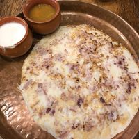 Onion Uttapam (Vegan) at True Thomas in Varkala