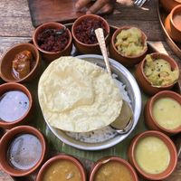 Amazing Vegan Thali meal! at True Thomas in Varkala