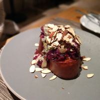 Loaded sweet potato at Blue Heron Restaurant in Santa Fe