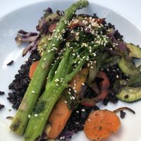 ‘Curry’ bowl  at Blue Heron Restaurant in Santa Fe
