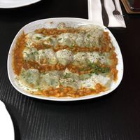 Vegetarian dumplings  at Pamir Diner in Delta