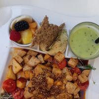 Vegan breakfast at Cafe Fingerlos in Salzburg