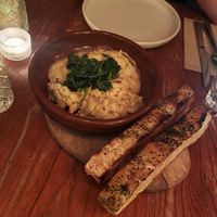 Ricotta & artichoke dip (all vegan)  at Naim  in Paddington