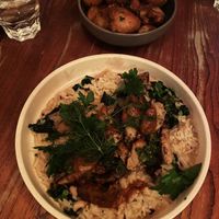 Chicken and lemon rice  at Naim  in Paddington