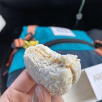 Baked coconut flakes and caramel flavor   at The Soup Company in Vik