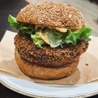 Vegan Burger  at Herman ze German in Loerrach