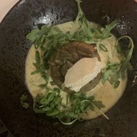 Potato Artichoke Flan with cashew cheese   at The Meets Restaurant in Amsterdam