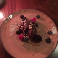 Chocolate mousse at The Meets Restaurant in Amsterdam