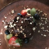 Chocolade mousse  at The Meets Restaurant in Amsterdam