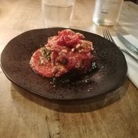 Lasagna with eggplant at The Meets Restaurant in Amsterdam