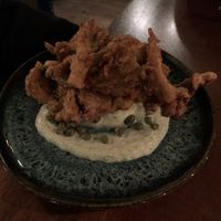 Fried king oyster mushrooms   at The Meets Restaurant in Amsterdam