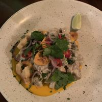 Mushroom and jackfruit ceviche  at The Meets Restaurant in Amsterdam