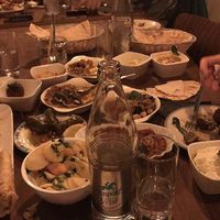 Lots of different mezzes at Chiche in Luxembourg City