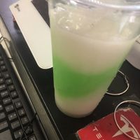 two flavored slush at Cool Tea in Las Vegas