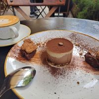 Tiramisu - rarely see this as a vegan option #Veganuary at Organic Kitchen in Casablanca