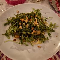 Pasta with artichokes at Restaurante Amaltea in Cordoba