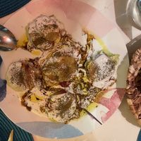 Milhojas de patata con aguacate y tomate  at Restaurante Amaltea in Cordoba