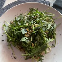 Artichoke and truffle pasta  at Restaurante Amaltea in Cordoba