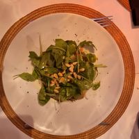 Pasta with artichokes, white truffle sauce, rocket and pine nuts 😋 at Restaurante Amaltea in Cordoba