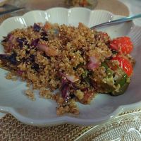 Main / Stir-fry quinoa at Restaurante Amaltea in Cordoba