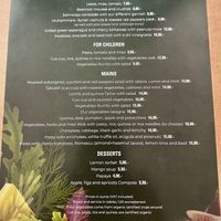 Menu  at Restaurante Amaltea in Cordoba