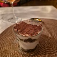 Tiramisu vegetarisch at Restaurante Amaltea in Cordoba