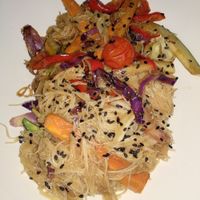 Noodles at Restaurante Amaltea in Cordoba