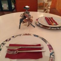 Table setting at Restaurante Amaltea in Cordoba