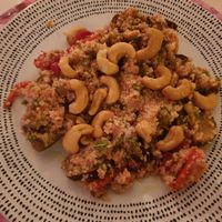 Tabulè with cashews at Restaurante Amaltea in Cordoba