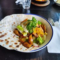 Planted chicken shawarma at Grand Café Lochergut in Zurich