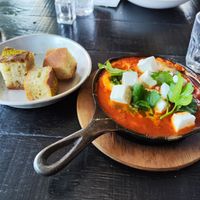 Shakshuka melanzane at Grand Café Lochergut in Zurich
