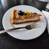 Cheesecake at Grand Café Lochergut in Zurich