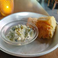 Vegan Tzatziki Appetizer 🤤 at Grand Café Lochergut in Zurich