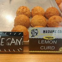 vegan cocos balls with lemon curf at Madame Cocos - Hoog Catherijne in Utrecht