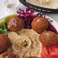 Falafel House Special € 10,50 at Falafel Street in Valletta