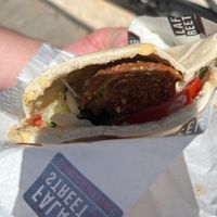 Falafel pitta  at Falafel Street in Valletta