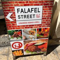 The brand  at Falafel Street in Valletta